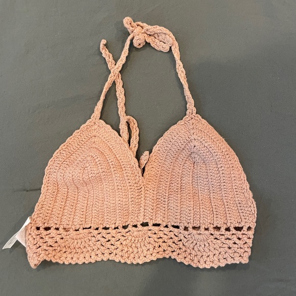 Crochet Boho Halter Top - Picture 1 of 2